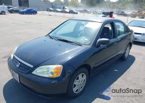 2003 Honda Civic Lx z USA, uszkodzony, nr VIN 1HGES16513L004166
